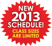 New Class Schedule for 2009